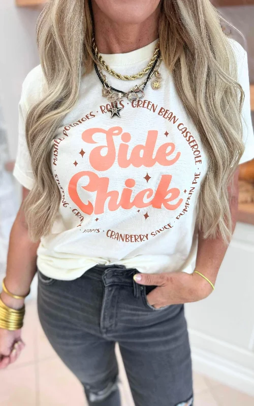 Side Chick Thanksgiving Graphic T-shirt - Final SaleStrapped Tee