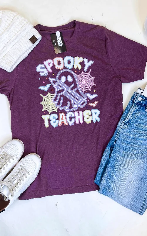 Spooky Teacher Graphic T-shirt - FINAL SALELong-Sleeve Tee