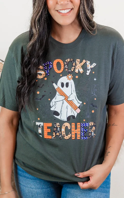 Spooky Teacher Graphic T-shirt - Final SaleTravel Tee