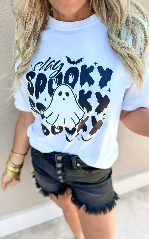 Stay Spooky Garment Dyed Graphic T-shirt - FINAL SALEBamboo Tee