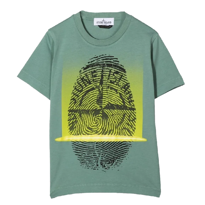 Green Finger Print T-ShirtSleeveless Tee