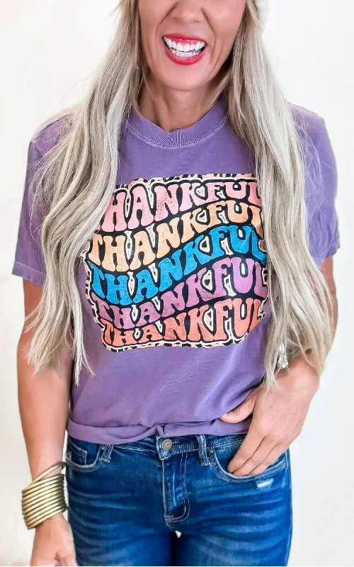 Super Thankful Fall Garment Dyed Graphic T-shirt - Final SaleLimited Edition Tee