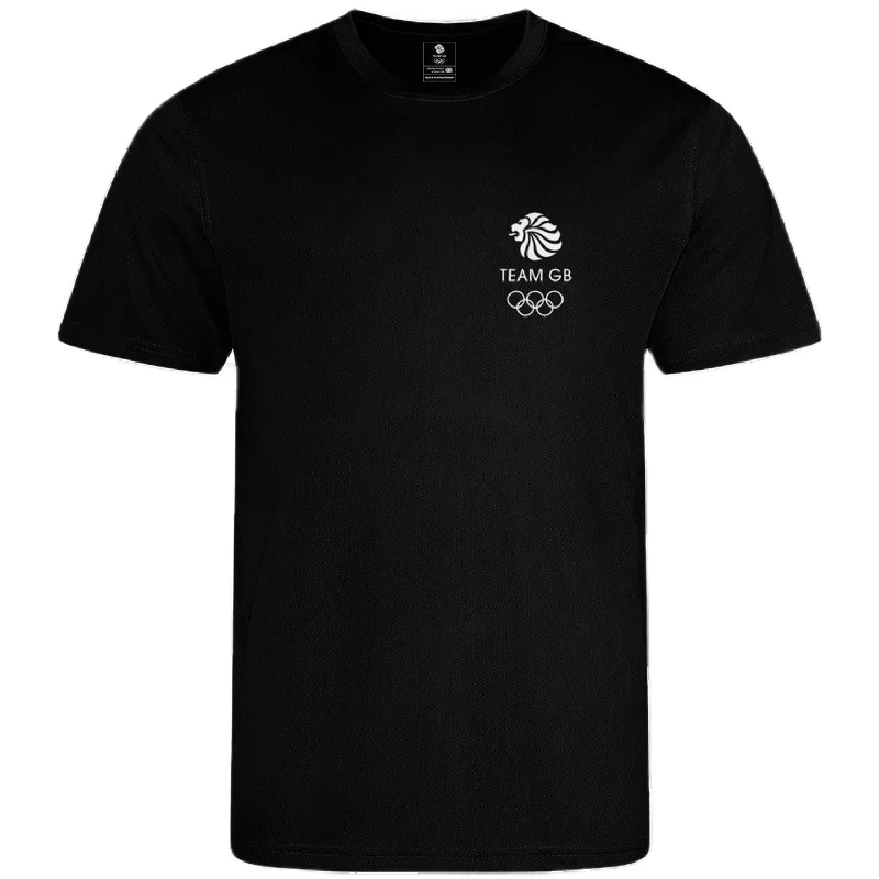 Team GB Everyday Active Men's Black UV T-ShirtGlitter Tee