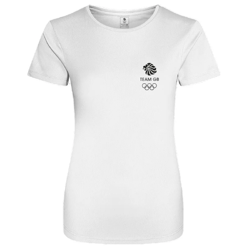 Team GB Everyday Active Women's White UV T-ShirtClearance Tee