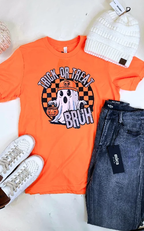 Trick or Treat Bruh Graphic T-shirt - FINAL SALESporty Tee