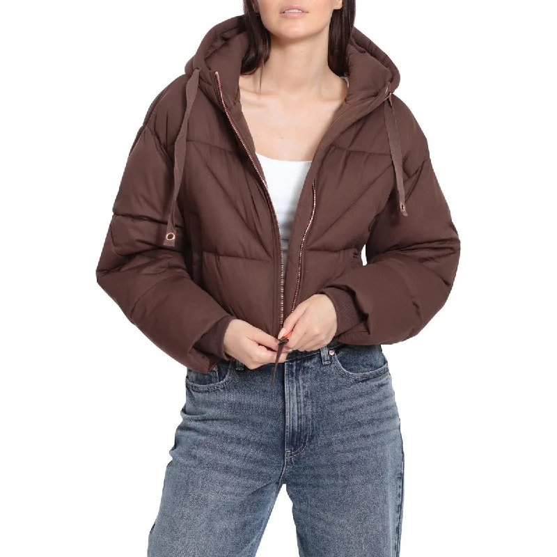 Womens Quilted Cropped Puffer JacketCroptopsoft