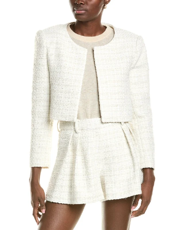 Bcbgmaxazria Cropped Tweed JacketCroptopquality