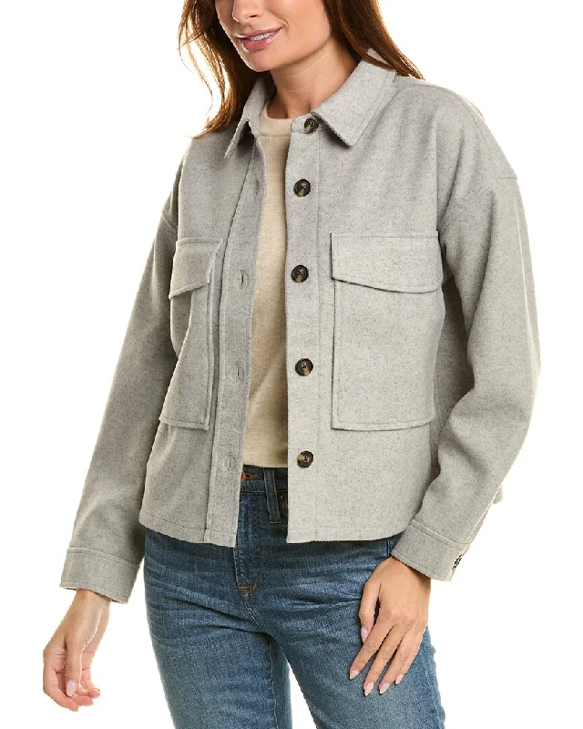 Beachlunchlounge Double Faced Cropped Knit JacketCroptopenthusiast