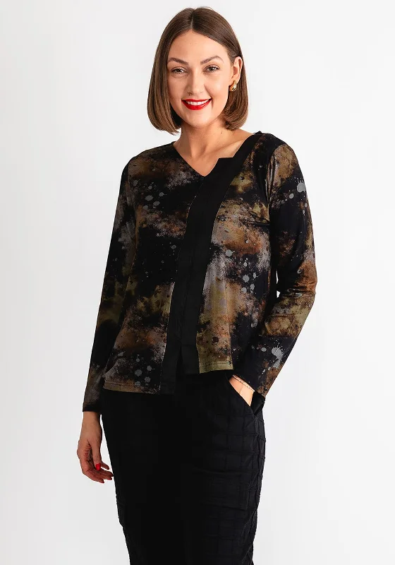 My Soul Printed Long Sleeve Top, Multi-Coloured