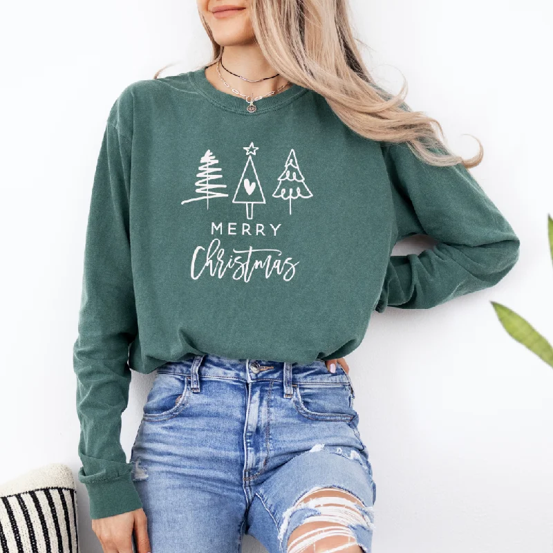 Merry Christmas Long Sleeve Tee