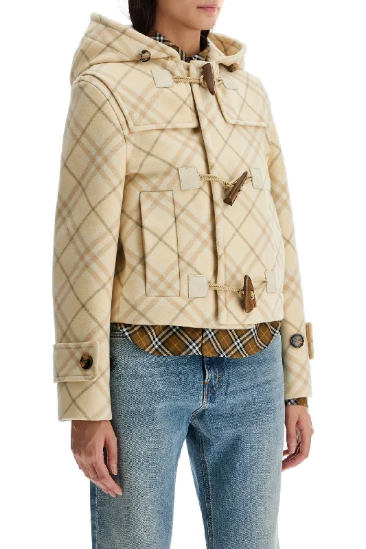 Burberry 'montgomery Cropped In Wool And CashCroptopaumented