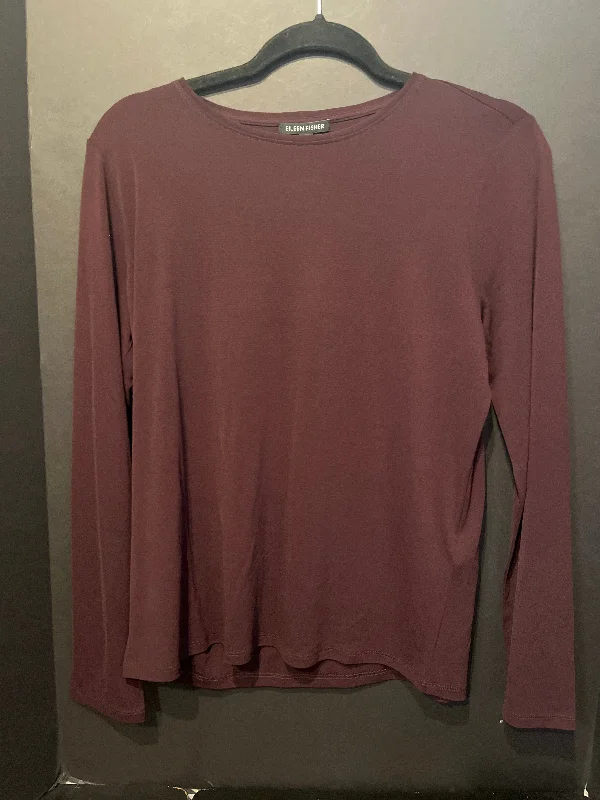 Eileen Fisher Long Sleeve Crew Top - Size Small