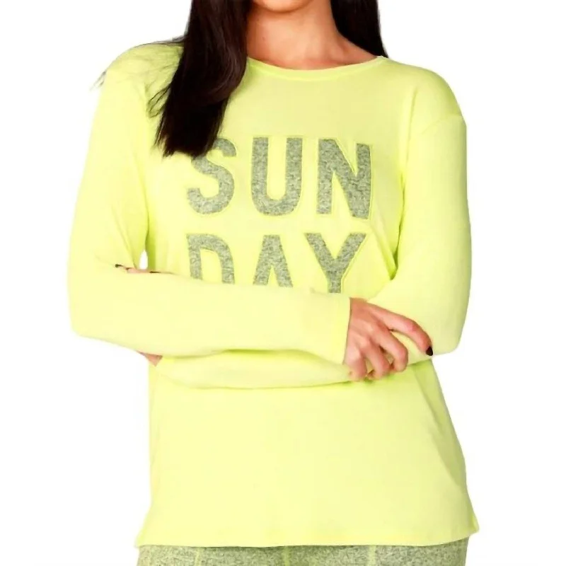 French Kyss - Long Sleeve Sunday Crew Top